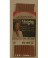 Wrights Maxi Piping Old Rose 2.5 yards 1/2 inch Wide for Edging or Seam ... - $4.99