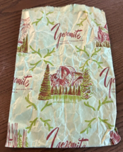 Vintage Yosemite Souvenir Shop Bag California National Park Redwood Fore... - $20.28