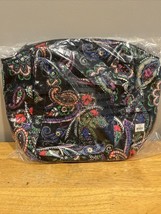 VERA BRADLEY Large Pleated Tote Bag Purse Kiev Paisley Pockets New In Bag - $69.29
