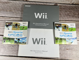 Nintendo Wii Owners Operation Manuals Instruction Books Wii Sports Manua... - £5.44 GBP