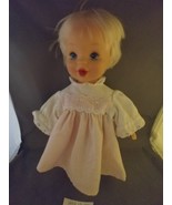 1998 Hasbro 12&quot; Baby Doll in Suitsuit Movable Arms Legs Blonde Hair Blue... - €7,01 EUR