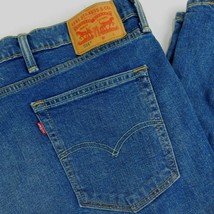 Levis 514 Men Denim Blue Jeans Straight Fit W 56 L 31 - £28.05 GBP