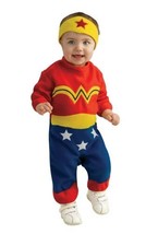 Rubie&#39;s DC Wonder Woman Romper &amp; Headpiece Baby Girl Costume Sz 6-12 Mth... - $25.73