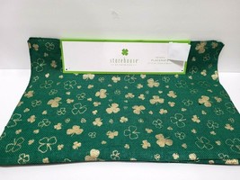 Storehouse St. Patrick&#39;s Day Irish Green Gold Shamrocks Placemats Set of 4 - $32.66