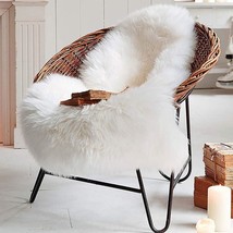 2 Feet By 3 Feet Ivory White Lochas Deluxe Super Soft Fluffy Shaggy Home Decor - £25.46 GBP