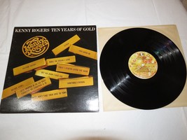 Kenny Rogers Ten Years of Gold 1977 United Artist Music Lucille LP Album Record - £12.13 GBP