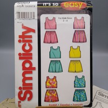 Vintage Sewing PATTERN Simplicity 5989, 2002 It's So Easy, Childrens Top - $20.32