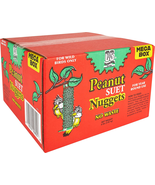 C&amp;S Wild Bird Peanut Suet Nuggets Mega Box, 8 Pounds - £33.72 GBP