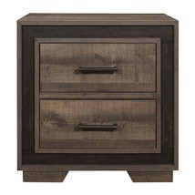 Rustic Nightstand - 2 Tone Bedside Table - $292.99