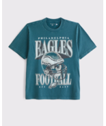 *Abercrombie &amp; Fitch NFL Philadelphia Eagles Vintage-Inspired Graphic Te... - $734.52 MXN