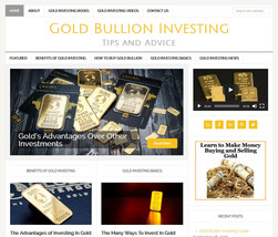 *Gold Investing * Affiliate Website Business For Sale w/ Auto Updating Content - $90.70