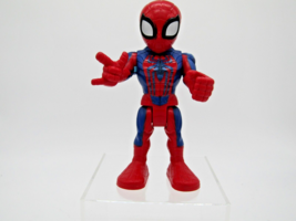 2018 Playskool Hasbro Marvel Superheroes Adventures Spiderman Action Figure 5&quot; - £5.41 GBP