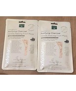 Earth Therapeutics Purifying Charcoal Gentle Peeling Foot Mask 2 pairs - $24.69 CAD