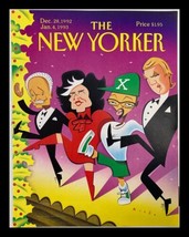 COVER ONLY The New Yorker December 28 1992 Broadway Show by Robert Risko - £11.35 GBP