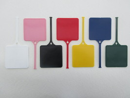 7 - New Assorted 8.25 inch/20.5cm Multi-use Plastic Identification Bag Tags - £19.98 GBP