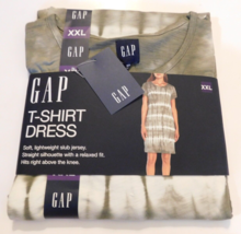 Gap Olive Stripe Tie Dye T-Shirt Dress Size XX-Large Brand New - £31.47 GBP