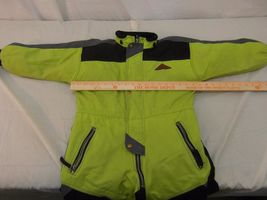 BOY&#39;S DESIGNER HEMI KETCH ORIGINAL BEAVER SNOWSUIT CHEST 38 INCHES GREEN... - $44.34