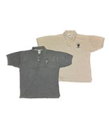 Vintage Lot Of 2 Looney Tunes Daffy Duck &amp; Taz Polo Warner Bros. Studio ... - $270.84 MXN