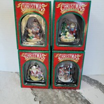 Set of 4 1992 Kmart Christmas Collectibles Christmas Ornament - £37.64 GBP