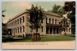 Augusta GA Richmond Academy Over 100 Years Old In 1910 Postcard C32 - $8.95