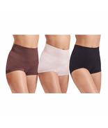 Skinnygirl Womens Seamless Shaping Boyshort 3 Pack (&quot;French Roast /Crea... - $41.15