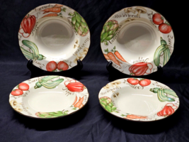 JOHNSON BROTHERS FRANCISCAN 8.25&quot; Pasta / Soup Bowl VEGETABLE MEDLEY - S... - $40.78