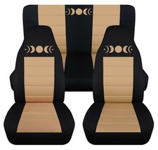 Front and Rear car seat covers fits Ford F150 truck 97-03  Moon Phase design - $159.99 - $169.99