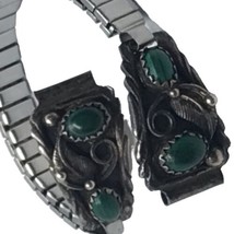 vintage navajo sterling watch band - £67.94 GBP