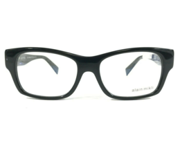 Alain Mikli Eyeglasses Frames AL5002 0106 Shiny Black Square Thick Rim 5... - £112.42 GBP