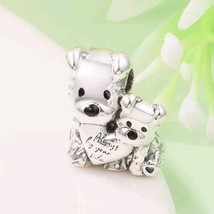 2022 Mother&#39;s Day Release 925 Sterling Silver Mother &amp; Puppy Love Charm  - £13.39 GBP