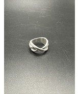 Studio 1886 Sculptural Silvertone Ring NIB Size 6 - Free Shipping - $278.11 MXN