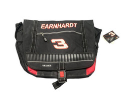 Dale Earnhardt # 3 NASCAR Laptop Messenger Bag Black Red Strap Pocket Zipper - £35.14 GBP