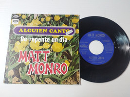 Matt Monro alguien Singing IN Spanish 1968 Spain Press - Single vinyl 7 ... - $15.30