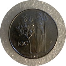1981  italy 100 lira  VF  nice coin - $2.86