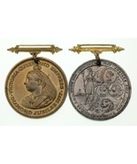 1897 Great Britain Queen Victoria&#39;s Diamond Jubilee Medallion Set of 2 - $129.03 CAD