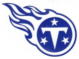 REFLECTIVE Tennessee Titans fire helmet motorcycle hard hat decal sticke... - £2.76 GBP