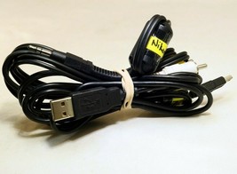 Nikon Audio RCA cable to 3.5mm for camera and USB cable - $13.52 CAD