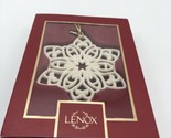 LENOX Porcelain 2022 Annual Snow Fantasies Snowflake Christmas Ornament NIB - $23.51