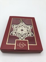 LENOX Porcelain 2022 Annual Snow Fantasies Snowflake Christmas Ornament NIB - £18.79 GBP