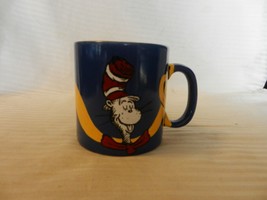 Cat In The Hat Hand Painted Ceramic Coffee Cup by R. J. Ogren - £23.46 GBP