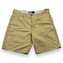 American Eagle Mens Brown Khaki Flat Front Baggy Shorts New With Tags 38... - £20.23 GBP