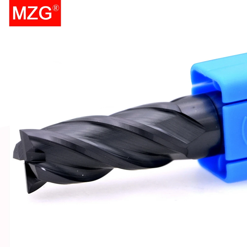 MZG 1PCS HRC50 4 Flute 75L 4mm 6mm 8mm CNC hine Tool Lathe Cutting  Alloy Carbid - £132.69 GBP