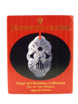 WATERFORD CRYSTAL SONGS OF CHRISTMAS COLLECTION JOY TO THE WORLD 1999 4T... - $24.99