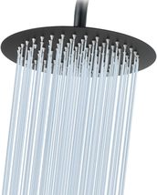 NearMoon Rain Shower Head, Ultra-Thin Design-Pressure, 10 Inch, Matte Black - £18.68 GBP