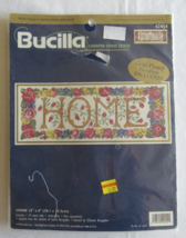 New Vtg 1999 Bucilla Counted Cross Stitch Kit HOME 42454 Korsgaden Floral Vine - $22.00