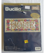 New Vtg 1999 Bucilla Counted Cross Stitch Kit HOME 42454 Korsgaden Flora... - £16.40 GBP