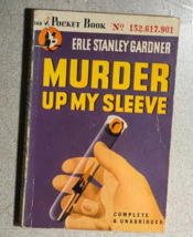 MURDER UP MY SLEEVE by Erle Stanley Gardner (1946) Pocket Books paperback - £10.11 GBP