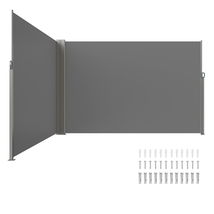 VEVOR Retractable Side Awning, 79&#39;&#39;x 236&#39;&#39;, 180g Polyester Water-proof, ... - $135.99