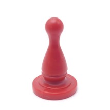 Classic Parcheesi Red Pawn Token Replacement Game Piece Plastic Ludo 1 inch - £1.88 GBP
