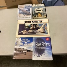 2 Space Shuttle Books, 1 Book On Skyships &amp; 1 On Planes &amp; 1 Airship Puzzle - $14.85